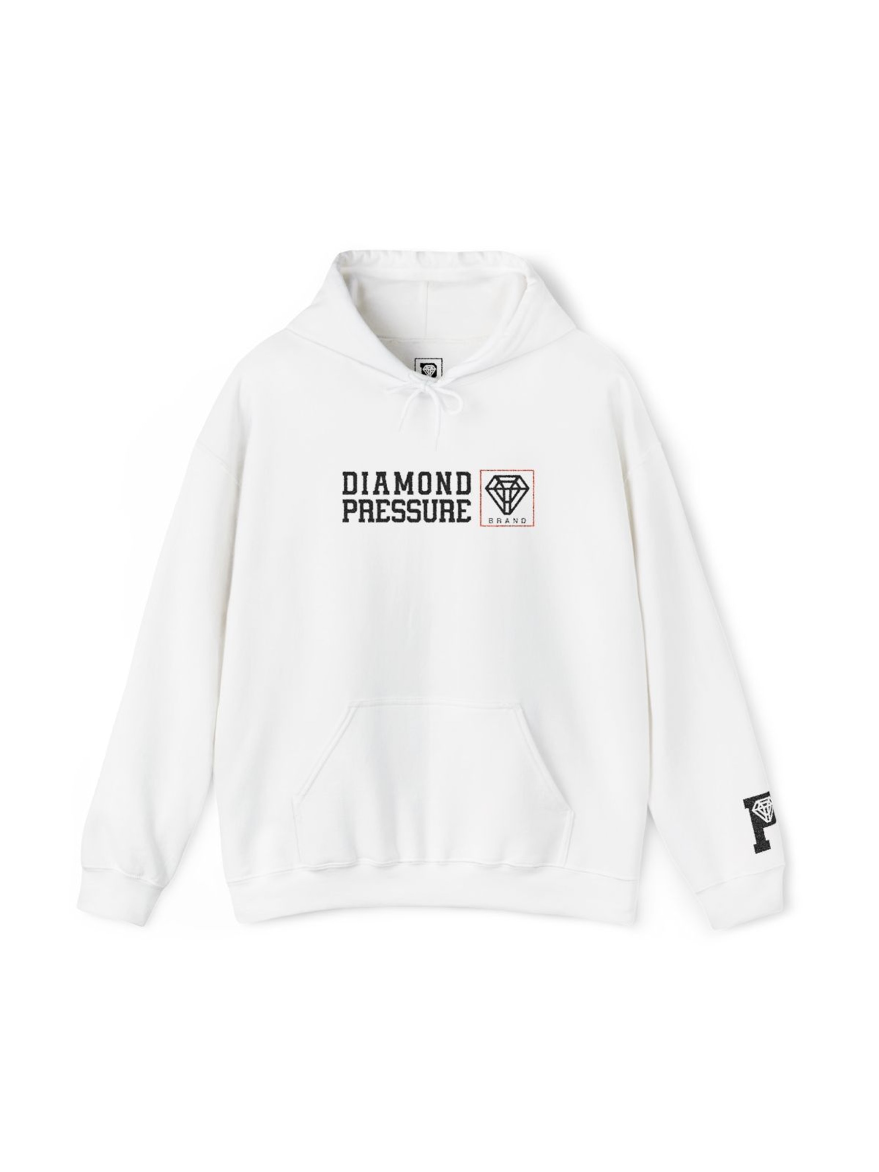 Signature Logo Hoodie White front product mockup